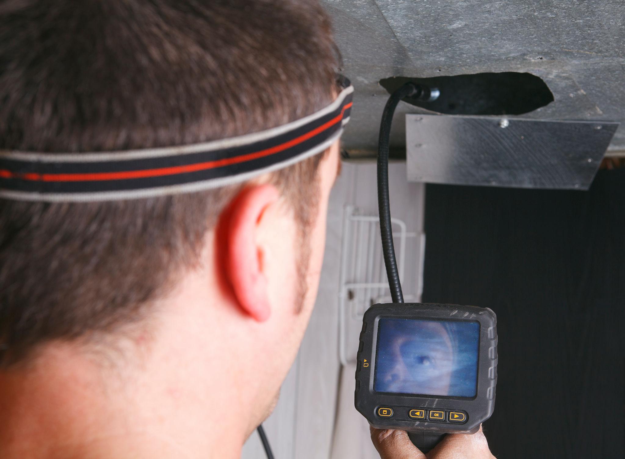 Videoispezione interna di una condotta dell’aria