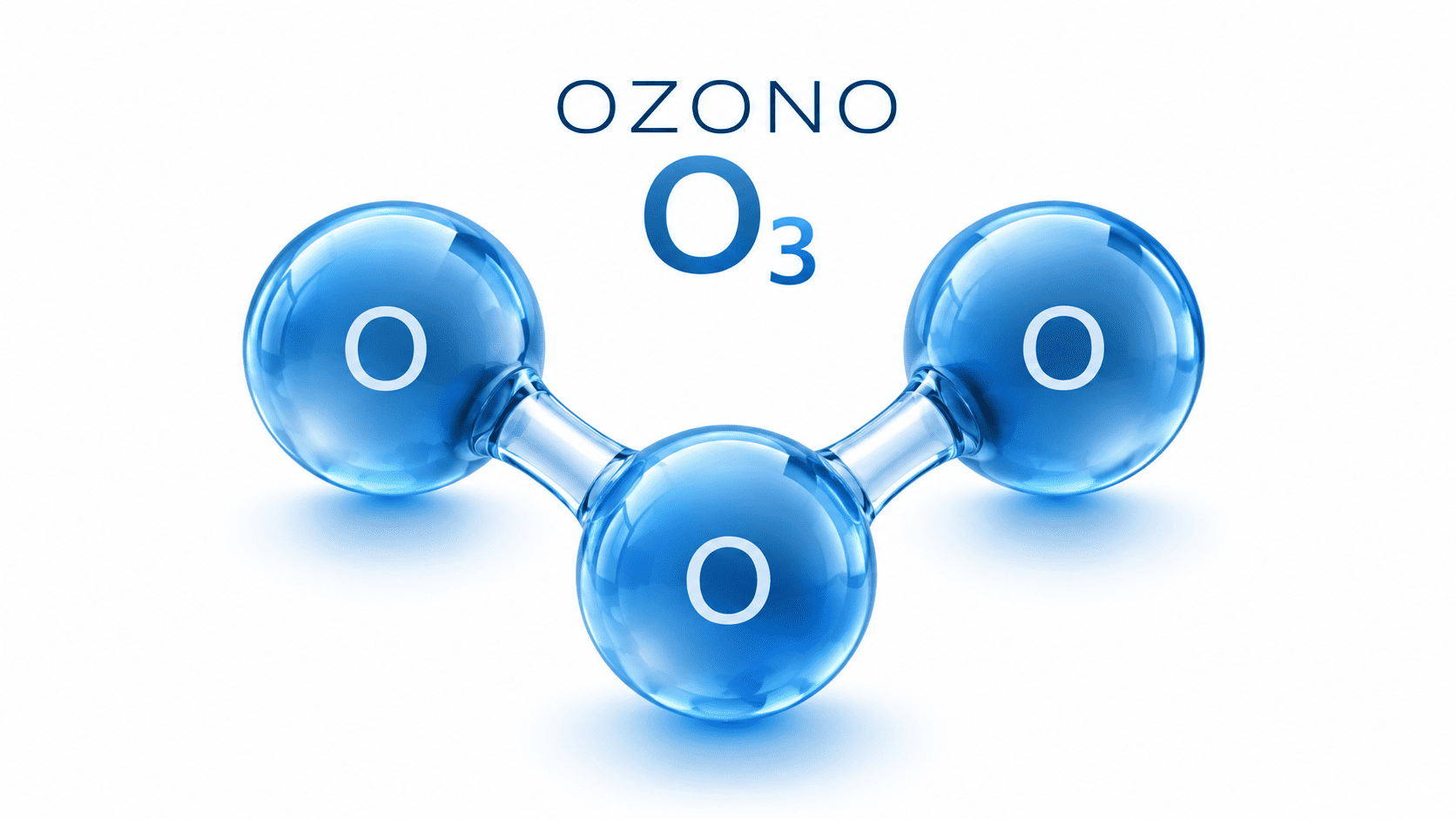 Molecola di ozono O3